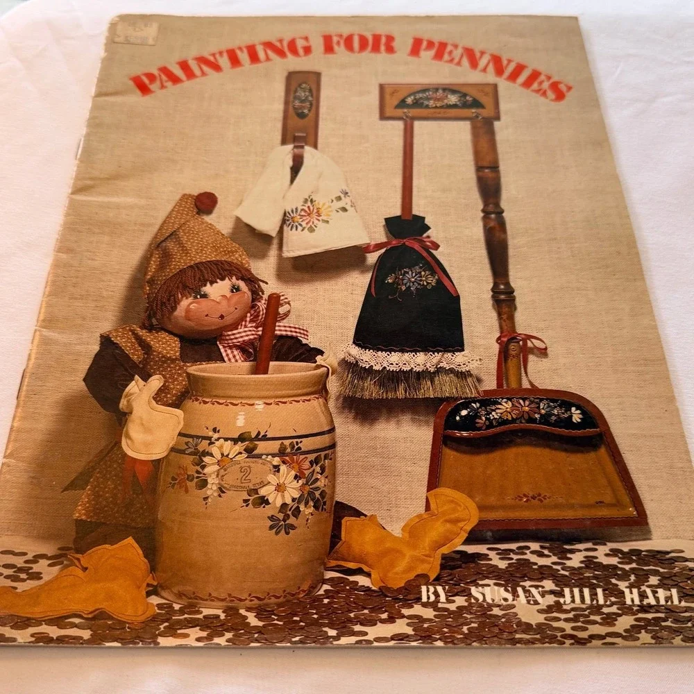 Folk‎ Art Acrylic Painting Instruction Book Lot of 9 Decorate Craft Patterns